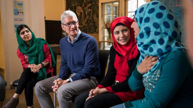 Apple Announces Funding Boost For Malala Fund To Support Girl Child Education