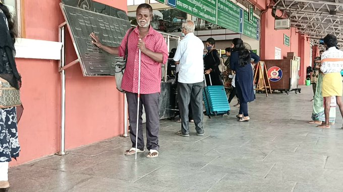 Southern Railways Install Braille Navigation Maps To Make Stations Friendly For Visually Impaired