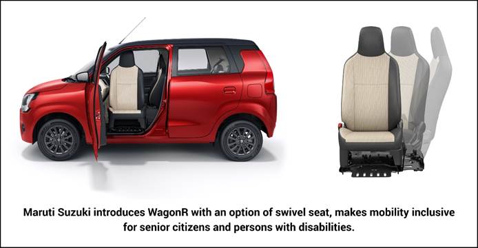 Maruti Suzuki ushers in inclusive mobility with WagonR Swivel seat